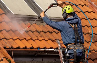 Démoussage et hydrofuge de toiture à Doudrac